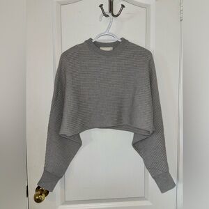 Aritzia Wilfred Lolan Sweater - Light Grey - 1